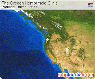 The Oregon Hemorrhoid Clinic satellite map