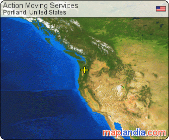 Action Moving Services satellite map