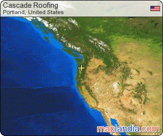 Cascade Roofing satellite map