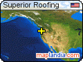 Superior Roofing satellite map