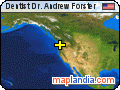 Dentist Dr. Andrew Forster satellite map