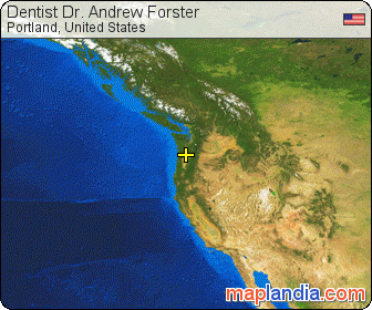 Dentist Dr. Andrew Forster satellite map