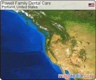 Powell Family Dental Care satellite map