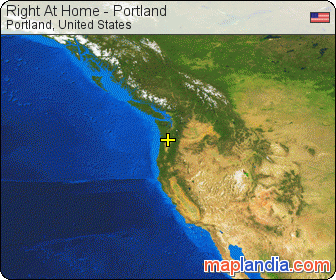 Right At Home - Portland satellite map