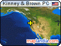 Kinney & Brown PC satellite map