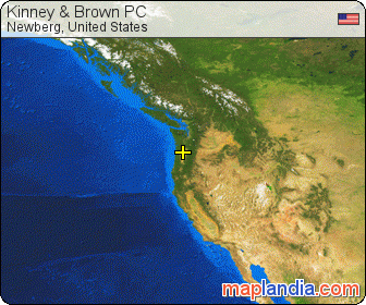 Kinney & Brown PC satellite map