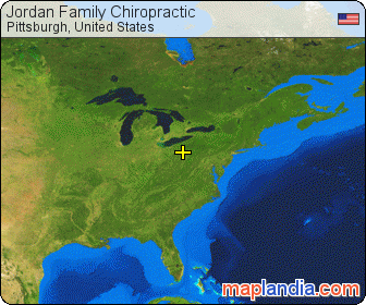 Jordan Family Chiropractic satellite map