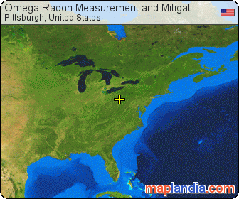 Omega Radon Measurement and Mitigat satellite map