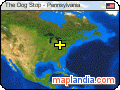 The Dog Stop - Pennsylvania satellite map