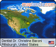 Dentist Dr. Christine Baroni satellite map