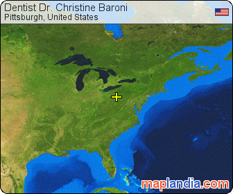 Dentist Dr. Christine Baroni satellite map