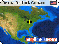 Dentist Dr. Louis Corrado satellite map