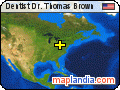 Dentist Dr. Thomas Brown satellite map