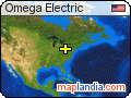 Omega Electric satellite map