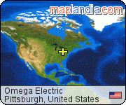 Omega Electric satellite map