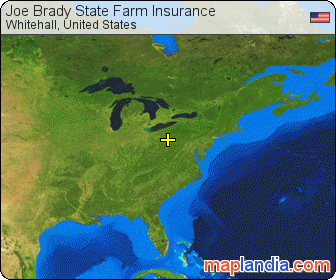 Joe Brady State Farm Insurance satellite map
