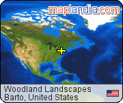 Woodland Landscapes satellite map