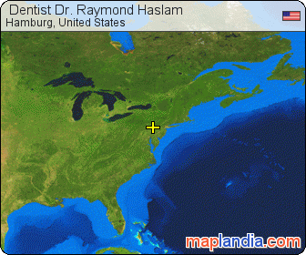  Dentist Dr. Raymond Haslam satellite map