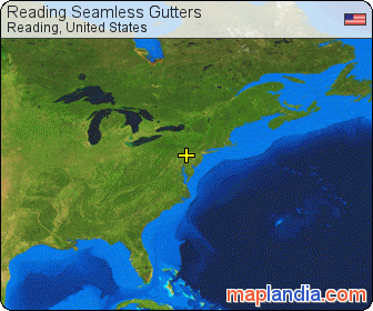 Reading Seamless Gutters satellite map