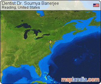Dentist Dr. Soumya Banerjee satellite map