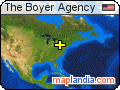 The Boyer Agency satellite map