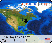 The Boyer Agency satellite map