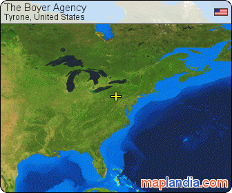 The Boyer Agency satellite map