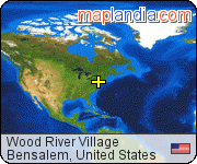 Wood River Village satellite map