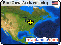 RoseCrest Assisted Living satellite map
