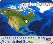 RoseCrest Assisted Living satellite map