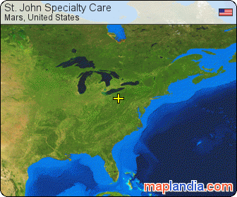 St. John Specialty Care satellite map