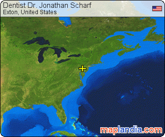 Dentist Dr. Jonathan Scharf  satellite map