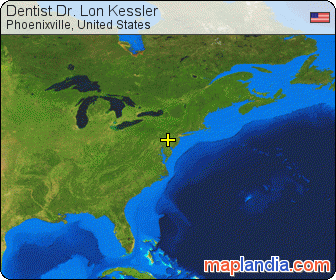 Dentist Dr. Lon Kessler satellite map