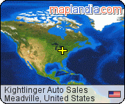 Kightlinger Auto Sales satellite map