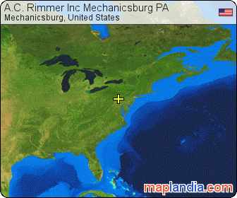 A.C. Rimmer Inc Mechanicsburg PA satellite map