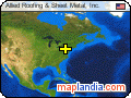 Allied Roofing & Sheet Metal, Inc. satellite map