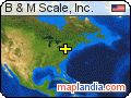 B & M Scale, Inc. satellite map