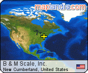 B & M Scale, Inc. satellite map