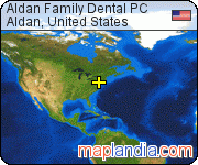 Aldan Family Dental PC satellite map
