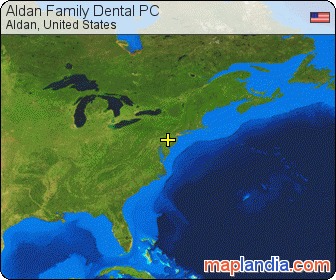 Aldan Family Dental PC satellite map