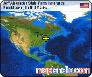 Jeff Alexander State Farm Insurance satellite map
