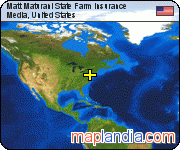 Matt Maturani State Farm Insurance satellite map