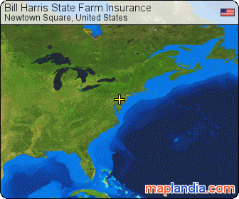 Bill Harris State Farm Insurance satellite map