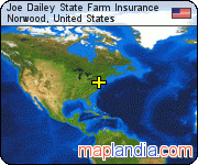 Joe Dailey State Farm Insurance satellite map