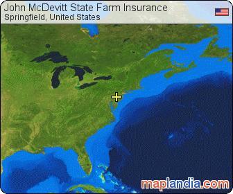 John McDevitt State Farm Insurance satellite map