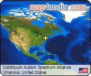 Continuum Autism Spectrum Alliance  satellite map