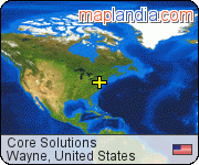 Core Solutions satellite map