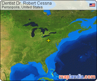 Dentist Dr. Robert Cessna satellite map