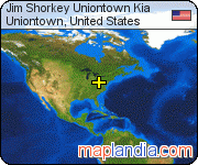 Jim Shorkey Uniontown Kia satellite map