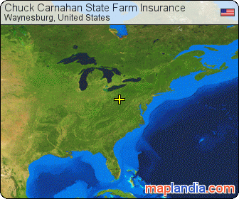 Chuck Carnahan State Farm Insurance satellite map